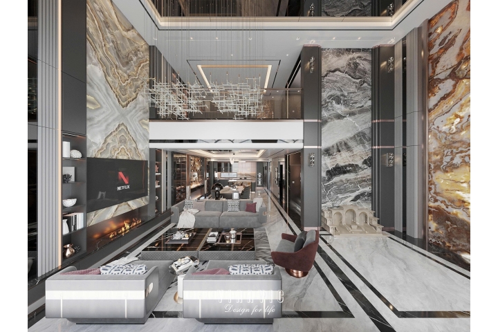 Mẫu Thiết Kế Nội Thất Luxury Modern Sang Trọng NT2347