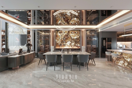 Mẫu Thiết Kế Nội Thất Luxury Modern Sang Trọng NT2347