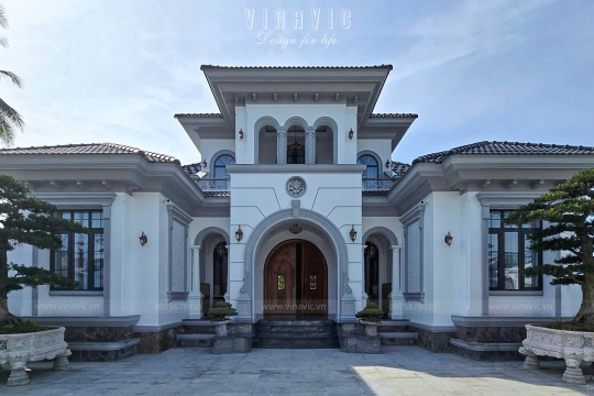 Thi công biệt thự địa trung hải 450m2 (CĐT:Mr Phát - Cam Ranh) TCBT2242