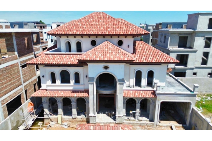 Thi công biệt thự 3 tầng Địa Trung hải (CĐT: Mrs Vinh- Thanh Hóa) TCBT2254