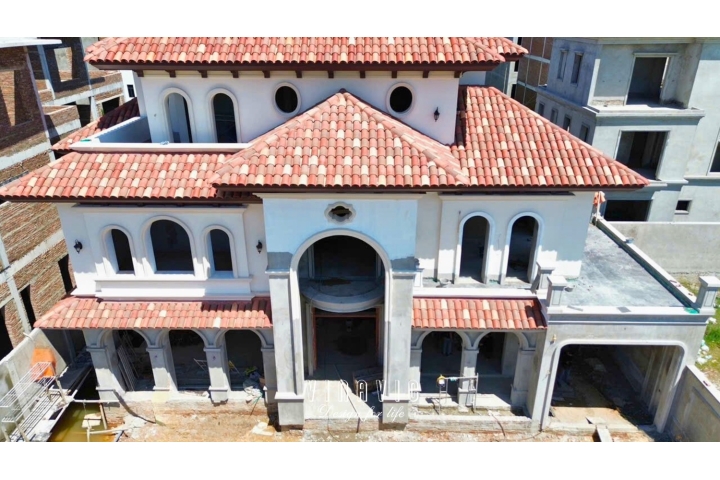 Thi công biệt thự 3 tầng Địa Trung hải (CĐT: Mrs Vinh- Thanh Hóa) TCBT2254