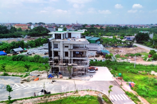 Thi công biệt thự 4 tầng 1 tum hiện đại 240m2 (CĐT: Mr Đại - Hưng Yên) BT2255