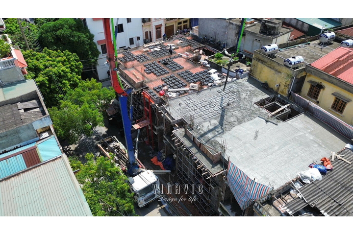 Thi công biệt thự phố 5 tầng hiện đại 2 mặt tiền đẳng cấp 275m2 TCBT2256