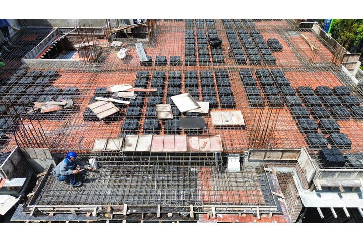 Thi công biệt thự phố 5 tầng hiện đại 2 mặt tiền đẳng cấp 275m2 TCBT2256