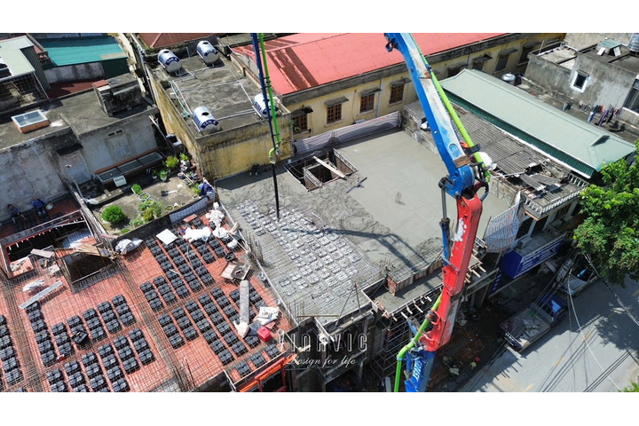 Thi công biệt thự phố 5 tầng hiện đại 2 mặt tiền đẳng cấp 275m2 TCBT2256