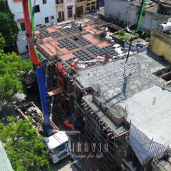 Thi công biệt thự phố 5 tầng hiện đại 2 mặt tiền đẳng cấp 275m2 TCBT2256