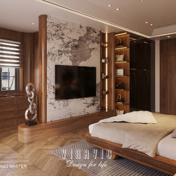 Thiết kế nội thất nhà phố hiện đại 6 tầng 1 tum (CĐT Mrs Phúc - Hà Nội) NT2350