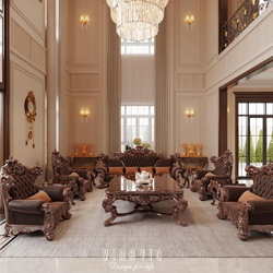 Mẫu nội thất biệt thự tân cổ điển 6 tầng 9x19m (CĐT Mr Toàn - Bắc Ninh) NT2351