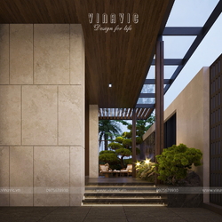 Mẫu biệt thự 3 tầng hiện đại góc 2 mặt tiền 200m2 (10x20m) BT2424