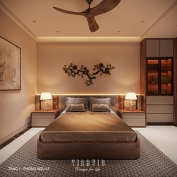 Nội thất biệt thự 3 tầng hiện đại 9x24m (CĐT Mr Tình - Nghệ An) NT2353