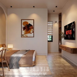 Nội thất phòng ngủ hiện đại biệt thự 9x14m (CĐT Mrs Hà - Hà Nội) NT2354
