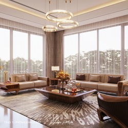 Nội thất biệt thự hiện đại 3 tầng 18x18m (CĐT Mrs Nga- Nghệ An) NT2355