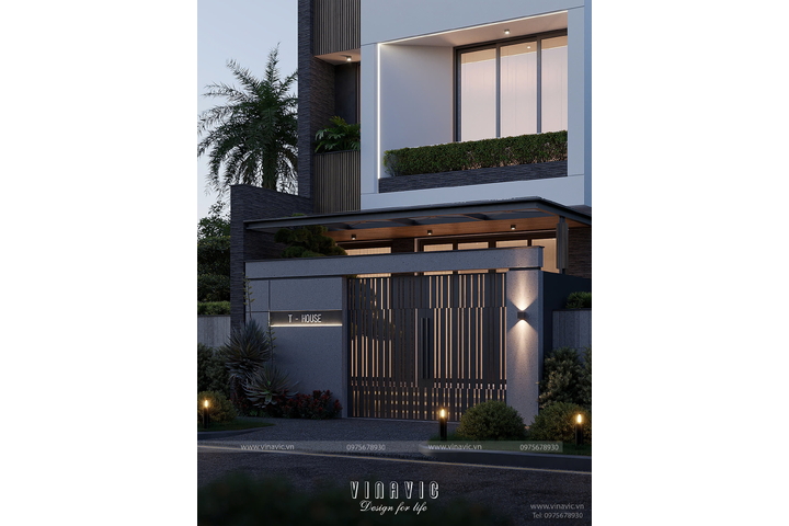 Mẫu nhà phố 4 tầng đẹp hiện đại 6x15m 4 phòng ngủ 90m2 NP2357