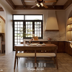 Nội thất biệt thự 2 tầng hiện đại 9x14m (CĐT Mrs Hà - Hà Nội) NT2357