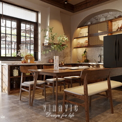 Nội thất biệt thự 2 tầng hiện đại 9x14m (CĐT Mrs Hà - Hà Nội) NT2357