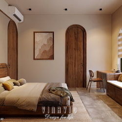 Nội thất biệt thự 2 tầng hiện đại 9x14m (CĐT Mrs Hà - Hà Nội) NT2357