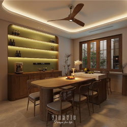 Thiết kế nội thất nhà phố đẹp 4 tầng 5x20m (CĐT Mrs Huyền - Ecopark) NT2358