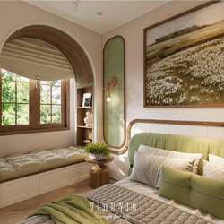 Thiết kế nội thất nhà phố đẹp 4 tầng 5x20m (CĐT Mrs Huyền - Ecopark) NT2358