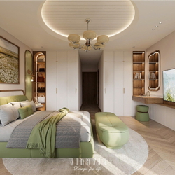 Thiết kế nội thất nhà phố đẹp 4 tầng 5x20m (CĐT Mrs Huyền - Ecopark) NT2358