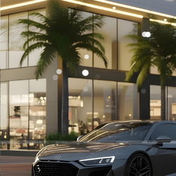 Mẫu thiết kế nhà nghỉ 7 tầng kinh doanh hiện đại 9x17m(153m2) BT2429