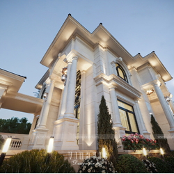 Biệt thự 2 tầng phong cách tân cổ điển mái nhật 4 phòng ngủ 17mx10m BT2430