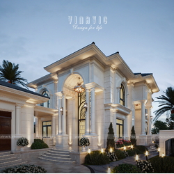 Biệt thự 2 tầng phong cách tân cổ điển mái nhật 4 phòng ngủ 17mx10m BT2430