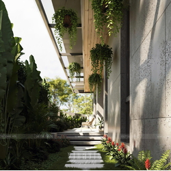 Thiết kế biệt thự 2 tầng mái nhật hiện đại 9x16m 4 phòng ngủ BT2437