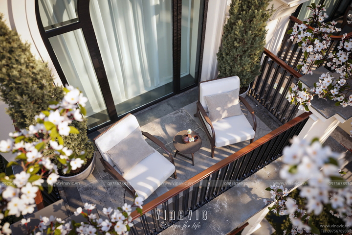 Biệt thự 5 tầng phong cách Neo-Classic Tân Cổ Điển 2 mặt tiền 10x20m BT2439