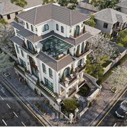 Biệt thự 5 tầng phong cách Neo-Classic Tân Cổ Điển 2 mặt tiền 10x20m BT2439