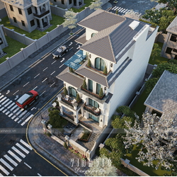 Biệt thự 5 tầng phong cách Neo-Classic Tân Cổ Điển 2 mặt tiền 10x20m BT2439