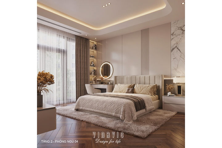 Nội thất biệt thự hiện đại 3 tầng 12x19m (CĐT Mr Nam - Lào Cai) NT2360