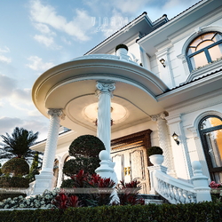 Biệt thự tân cổ điển 2 tầng mặt tiền 17mx11m 5 phòng ngủ BT2443