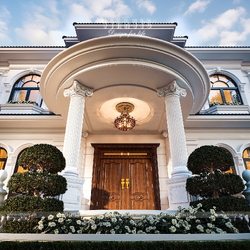 Biệt thự tân cổ điển 2 tầng mặt tiền 17mx11m 5 phòng ngủ BT2443