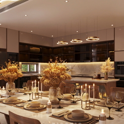 Nội thất biệt thự hiện đại 3 tầng 12x19m (CĐT Mr Nam - Lào Cai) NT2360