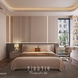 Nội thất biệt thự hiện đại 3 tầng 12x19m (CĐT Mr Nam - Lào Cai) NT2360