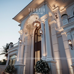 Thiết kế biệt thự 2 tầng tân cổ điển đẹp mái nhật 17x12m BT2444