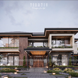 Thiết kế biệt thự nghỉ dưỡng tại gia sang trọng, đẳng cấp 25x60m BT2446