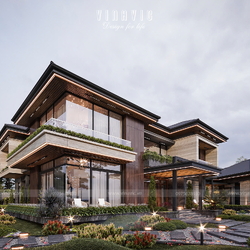 Thiết kế biệt thự nghỉ dưỡng tại gia sang trọng, đẳng cấp 25x60m BT2446