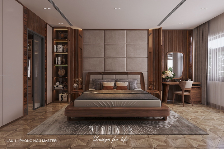 Nội thất biệt thự hiện đại 1 trệt 3 lầu 7x17m (CĐT Mr Minh - HCM) NT2361