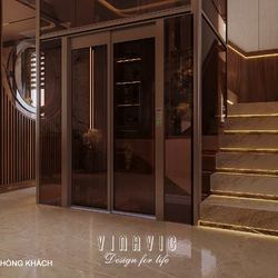 Nội thất biệt thự hiện đại 1 trệt 3 lầu 7x17m (CĐT Mr Minh - HCM) NT2361