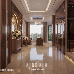 Nội thất biệt thự hiện đại 1 trệt 3 lầu 7x17m (CĐT Mr Minh - HCM) NT2361