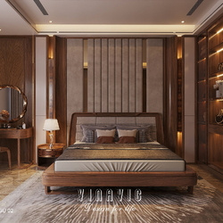 Nội thất biệt thự hiện đại 1 trệt 3 lầu 7x17m (CĐT Mr Minh - HCM) NT2361