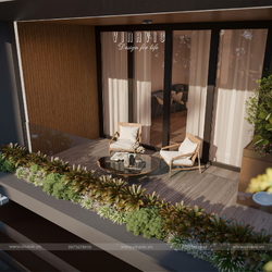 Thiết kế nhà biệt thự kết hợp kinh doanh showroom 3 tầng 10x30m BT2451