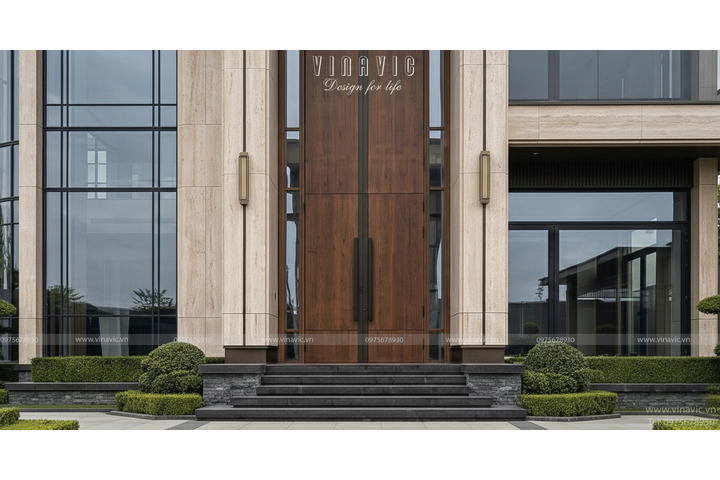 Biệt thự hiện đại phong cách Modern Luxury 2 tầng 19x12m BT2453