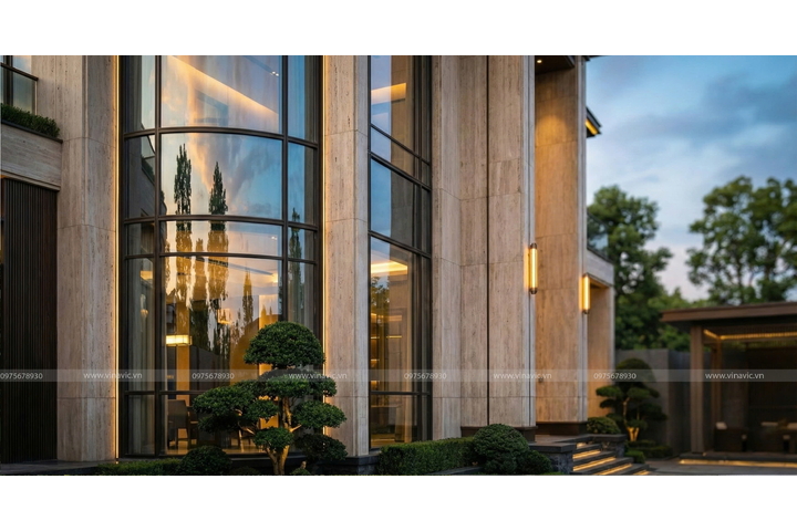 Biệt thự hiện đại phong cách Modern Luxury 2 tầng 19x12m BT2453