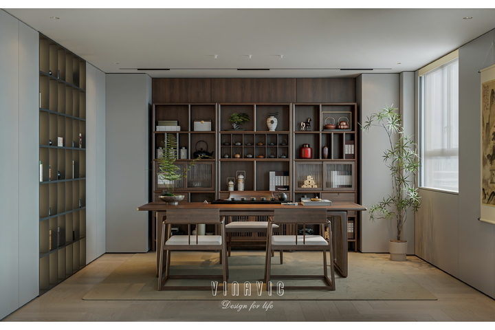 Mẫu thiết kế nội thất chung cư cao cấp chuẩn Luxury NT2362