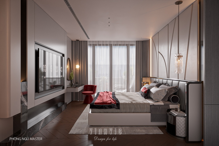 Mẫu thiết kế nội thất chung cư cao cấp chuẩn Luxury NT2362