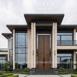 Biệt thự hiện đại phong cách Modern Luxury 2 tầng 19x12m BT2453