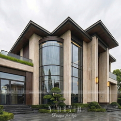 Biệt thự hiện đại phong cách Modern Luxury 2 tầng 19x12m BT2453