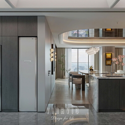 Mẫu thiết kế nội thất chung cư cao cấp chuẩn Luxury NT2362